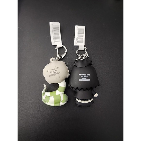 Beetlejuice Blind Bag Keychain SANDWORM And LYDIA Figurals Bag Clips W/ Tags - Picture 2 of 2